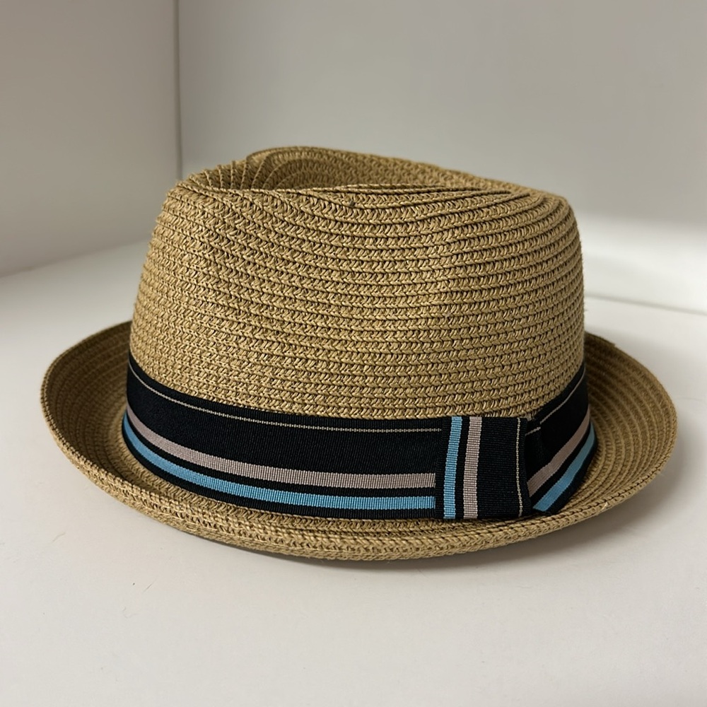 Paper Straw Fedora Short Brim Hat